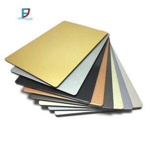 Højkvalitets OEM-aluminiumplastikkompositpanel ACP-plade til konstruktionsvægbeklædning, dekorativ