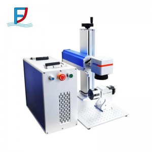 Cabinet Desktop Laser 20w 30w 50w Fiber Laser Marking Machine ກັບຄອມພິວເຕີ