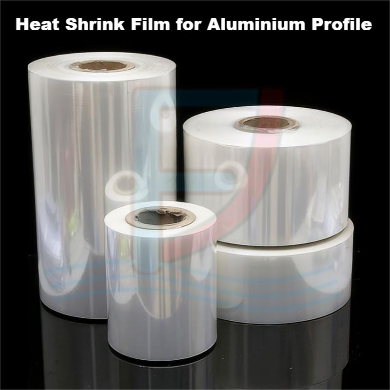 PVC White/Blue Logo Print Heat Shrink Film/Bag for Aluminium Profile