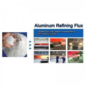 Raffinering Flux Deslagging flux Degassing Flux Cover Flux Chemical foar Aluminium Casting Plant