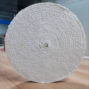 Sisal Mix Cloth Wheel Buffing Wheels Customizable Cotton Polishing Cloth Wheel for Stainless Steel Metal Polishing