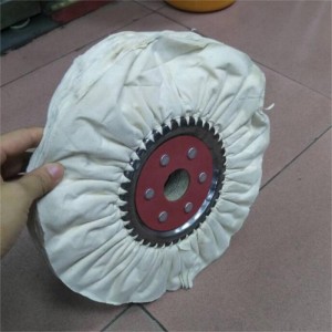 14′ 300mm Polished Wind Wheel Buffing Wheel Feather-Proof Cloth Iron Core Material for Metal Finishing Polish