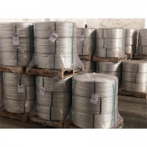 Aluminium titanium boron wire coil AlTi3B1 AlTi5B0.2 aluminium master alloy AlTiB untuk pabrik pengecoran
