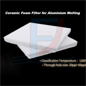 Ceramic Foam Filter Thermal Insulation for Aluminium Billet Casting Plant